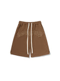 Men'S Embroidery Cropped Shorts