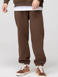 Men'S Padded Joggers In A Plain Color