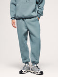 Solid-Color Warm-Padded Sweatpants With A Drawstring