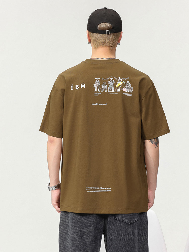 Tropicthunder Men'S Exotic Print T-Shirt