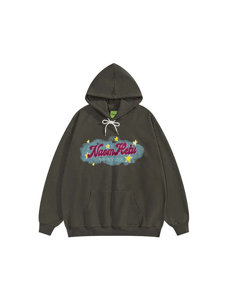 Men'S Hoodies With Lettering On The Chest