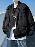 Men'S Solid Color Reversible Jacket