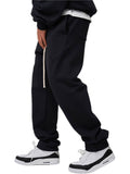 Men'S Roomy Stylish Joggers In A Single Color