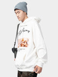 Men'S Hoodies With Flowy Angel Prints