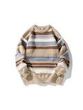 Men'S Stripes Knit Sweaters