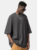 Men'S Solid Loose T-Shirts