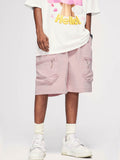 Men'S Flowy Cargo Shorts In A Neutral Color