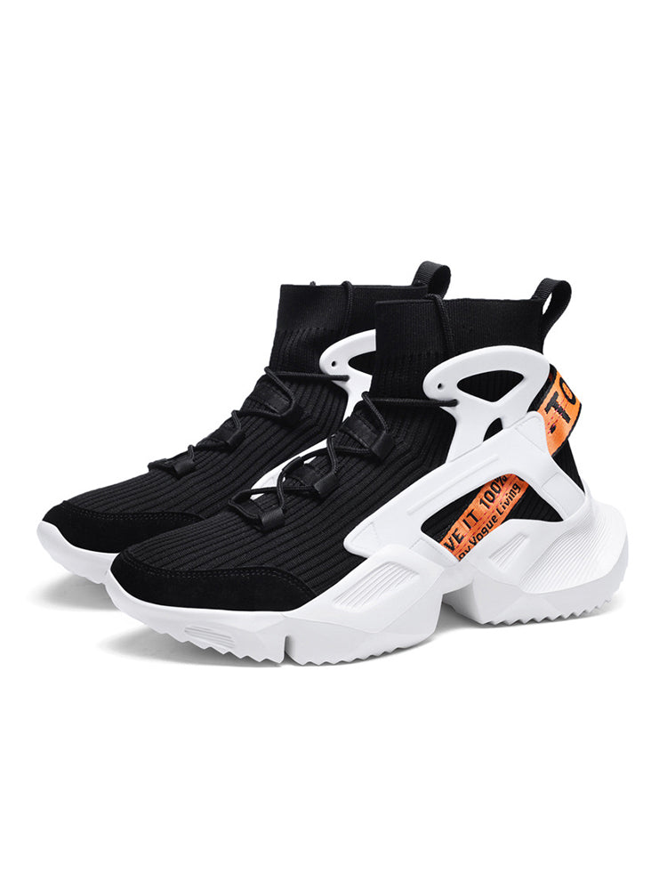 Men'S High-Top Added Height Casual Shoes