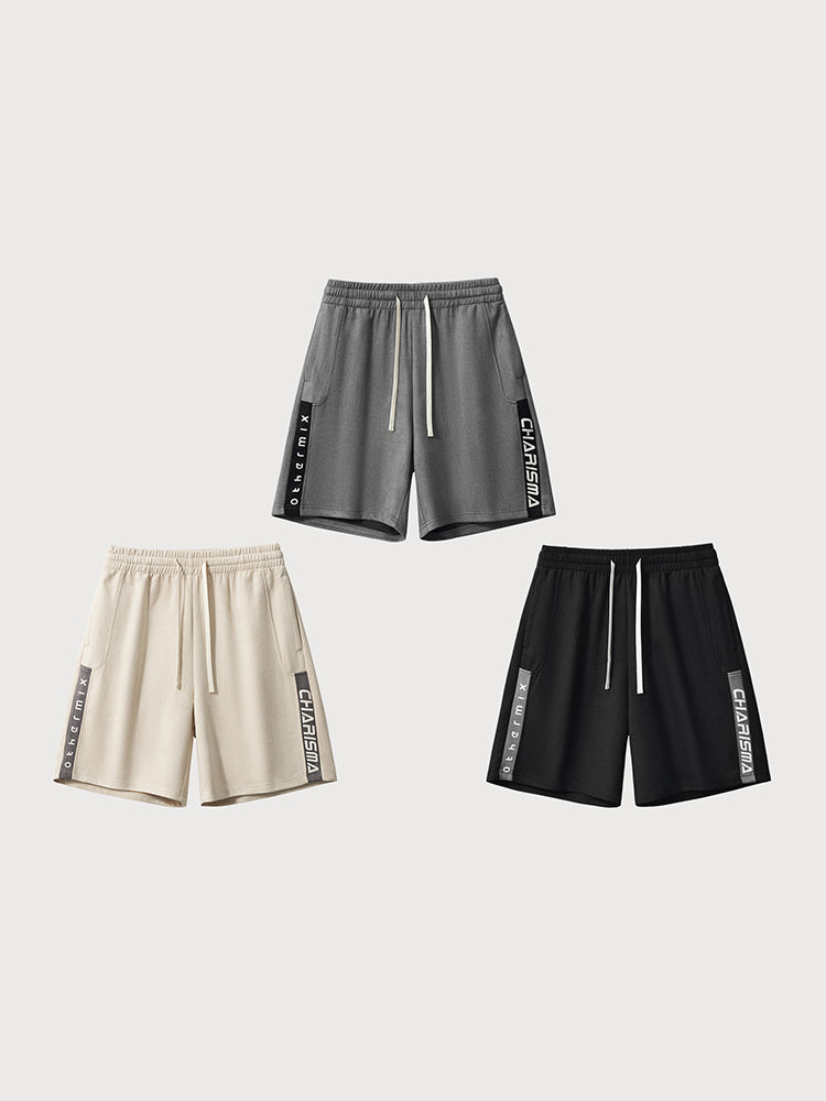 Men'S Suede Cropped Shorts