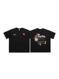 Men'S Burning Flowers Loose T-Shirts