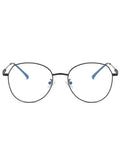 Women'S Rhombic Retro Blue Light Blocking Glasses