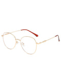 Women'S Rhombic Retro Blue Light Blocking Glasses