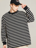 Men'S Casual Long-Sleeved T-Shirts In Solid Colors