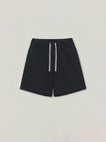 Men'S Solid Color Cropped Shorts