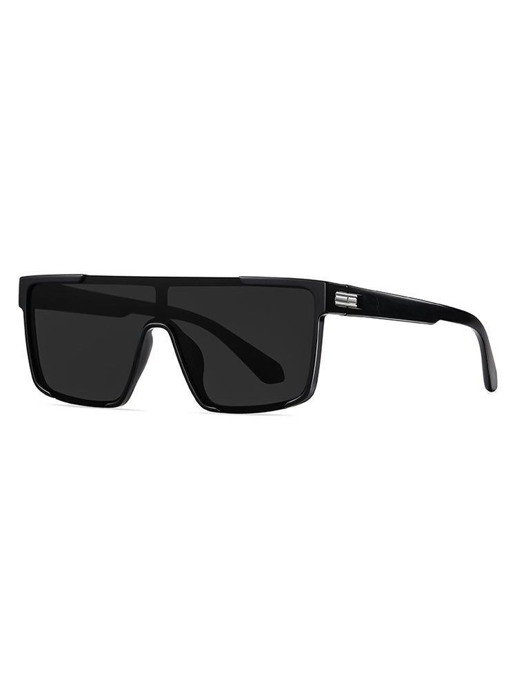 Men'S Square Half-Rim Elegant Sunglasses