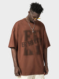 Men'S Dropped Sleeve Loose T-Shirts