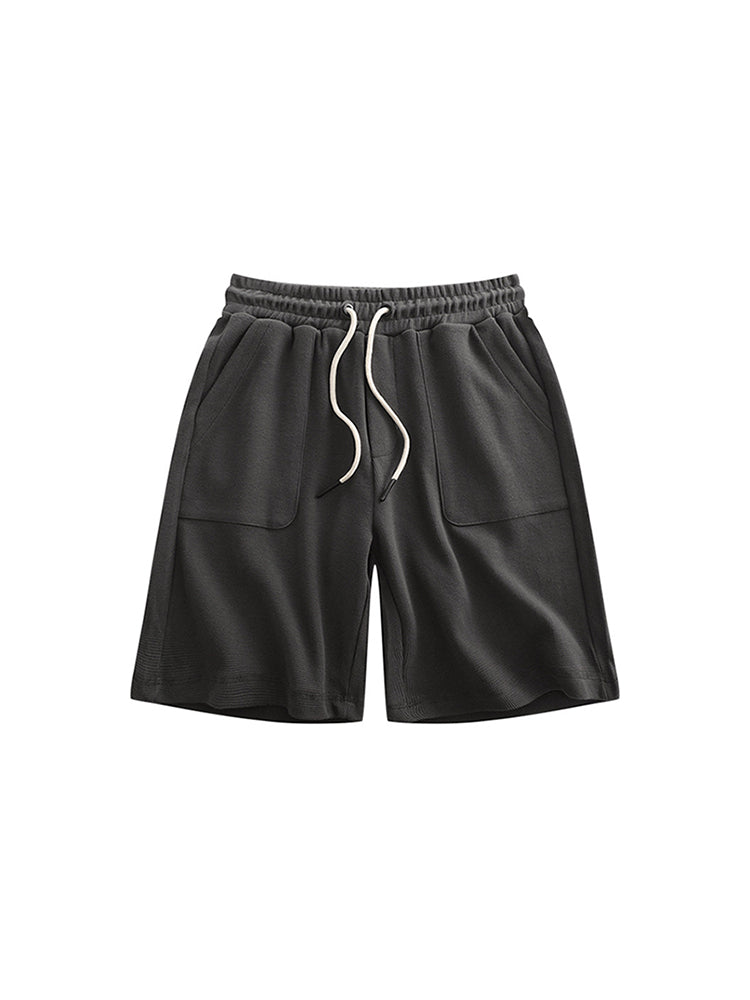 Men'S Weaving Cropped Shorts