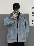 Men'S Vintage Washed Denim Jacket