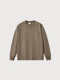 Men'S Solid Color Casual Long-Sleeved T-Shirts