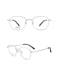 Men'S Square Rimless Myopic Glasses