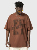 Men'S Dropped Sleeve Loose T-Shirts
