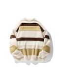 Men'S Knit Stripes Sweaters