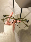 Women'S Square Vintage Myopic Glasses