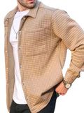 Men'S Plaid Jacquard Jacket