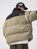 Patchwork Thickened Corduroy Quilted Coats