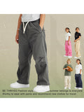 Kids' Pants With Antique Pleats