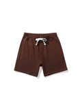 Men's Solid Color Cotton Cropped Shorts