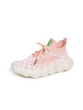 Kids' Flyweaving Checkerboard Casual Shoes