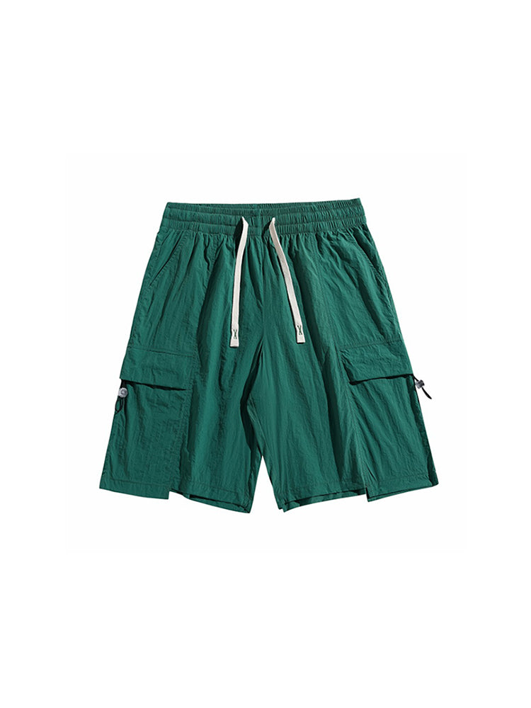 Men'S Straight Loose Cropped Shorts