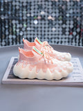 Kids' Flyweaving Checkerboard Casual Shoes
