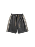 Men'S Vintage Stripe Cropped Shorts