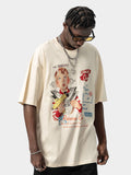 Men'S Vintage Chest Print T-Shirts