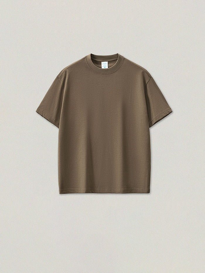 Men'S Solid Dropped Sleeve Tees