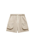 Men'S Flowy Cargo Shorts In A Neutral Color