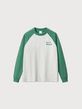 Men'S Raglan-Sleeves T-Shirts With Embroidery