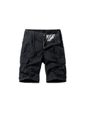 Men'S Solid Color Cargo Shorts