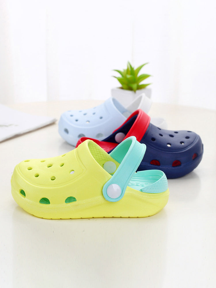 Kids' Dual-Color Indoor Sandals
