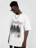 Men'S Shadow Print Loose Tees