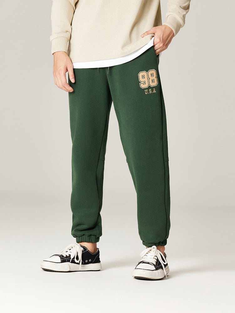Thickened Simple Casual Sports Padded Sweatpants