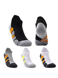 Three Sets Of Sport Socks With Sweat-Absorbency