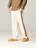 Men'S Wide Leg Pants With Loose Drawstrings