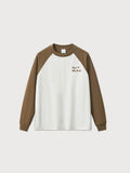 Men'S Raglan-Sleeves T-Shirts With Embroidery