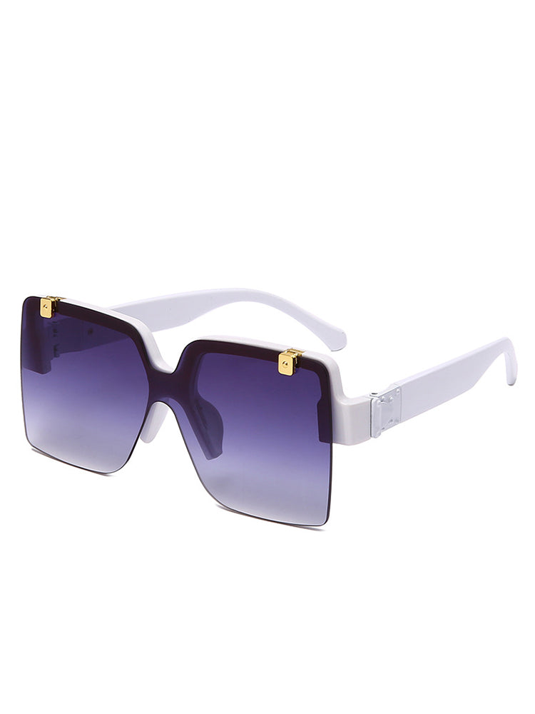 Men'S Square Large Frame Sunglasses