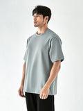 Men'S Solid Dropped Shoulder T-Shirts