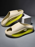 Men'S Spliced Slippers