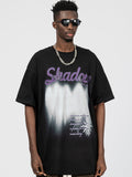 Men'S Shadow Print Loose Tees